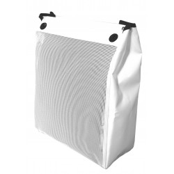 Tasca per cime chiusura elastica 30x40x15 cm White